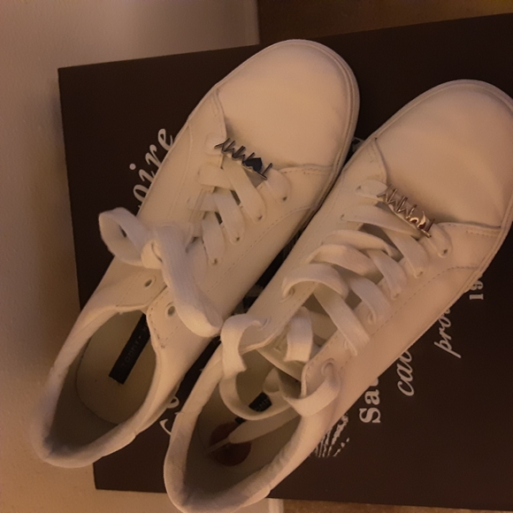 Tommy Hilfiger Shoes White  Alune Lace Up Size 8 EUC - Picture 10 of 12